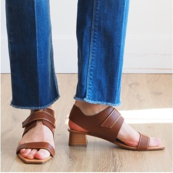 Pedro Garcia Zirel Slingback Block Heel Sandal in Black Size EU 37 / US 7 - Picture 15 of 15